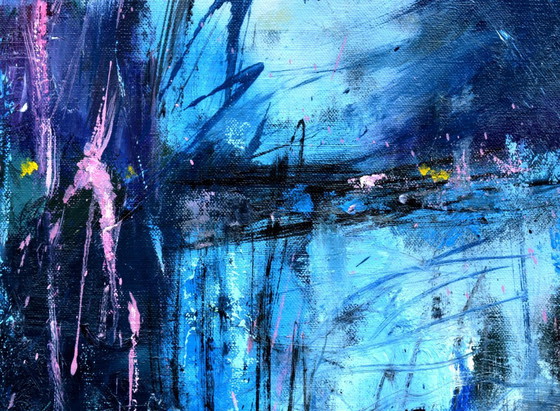 Blue morning walk – Art, Canvas (photo 3 of 5)
