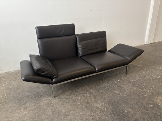 Image 1 of Brühl Roro Designersofa Schlafsofa Couch Leder 