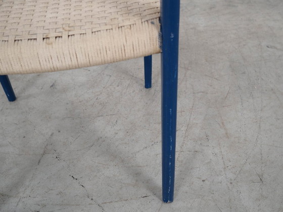 Image 1 of Sedia in teak blu, design danese, anni '60, designer: Niels Otto Møller