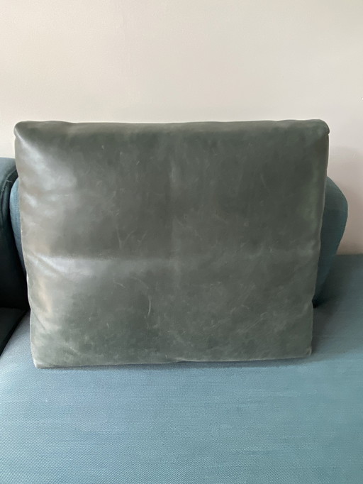 Coussin de foin en cuir