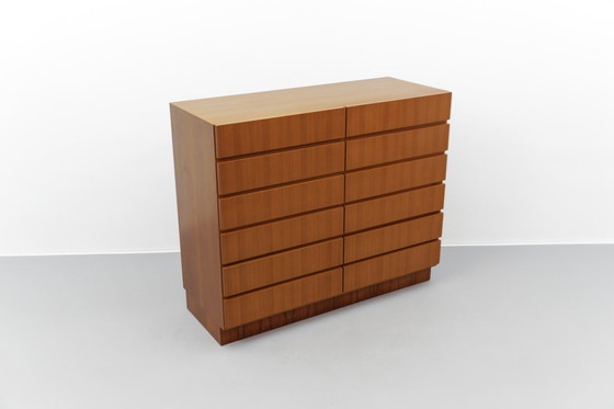 Image 1 of Mid-Century Walnut Chest of Drawers, 1960s