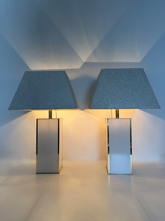 Image 1 of Pair of Maison Jansen Style Table Lamps, 1970s
