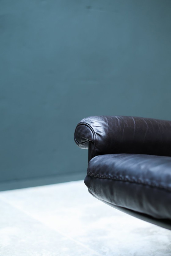 Image 1 of Poltrona vintage De Sede DS-31 | Schienale alto girevole | Pelle marrone | Anni '70
