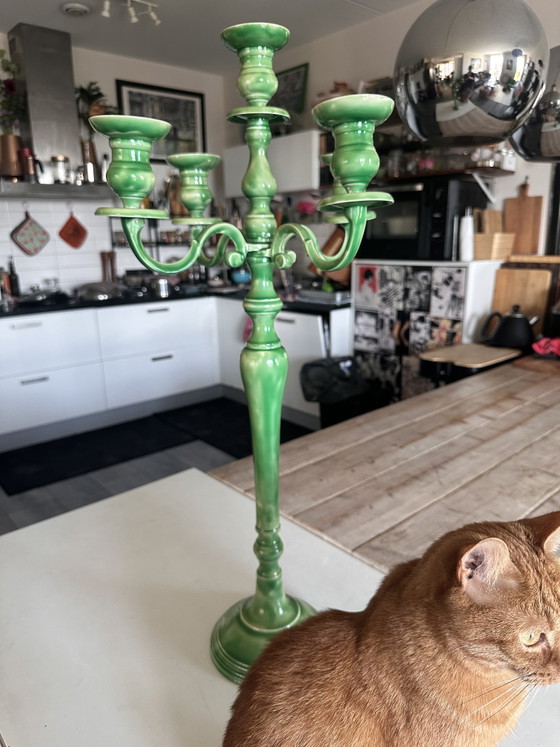 Stehender Kandelaber aus Metall – Kerzenhalter (photo 3 of 11)