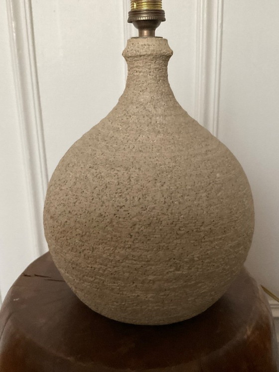 Image 1 of Handcrafted ceramic table lamp – France – circa 1950