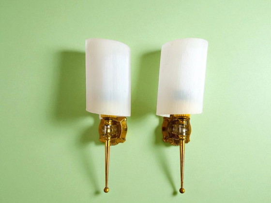Image 1 of Coppia di applique da parete in stile Mid Century Modern