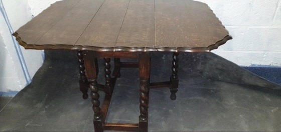 Antiek Getordte Hangoortafel – Wood (photo 5 of 10)