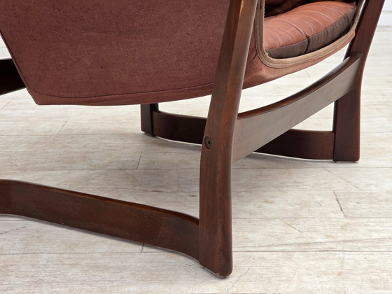 Image 1 of Fauteuil lounge « Trega », design norvégien des années 1970 par Tormod Alnaes.