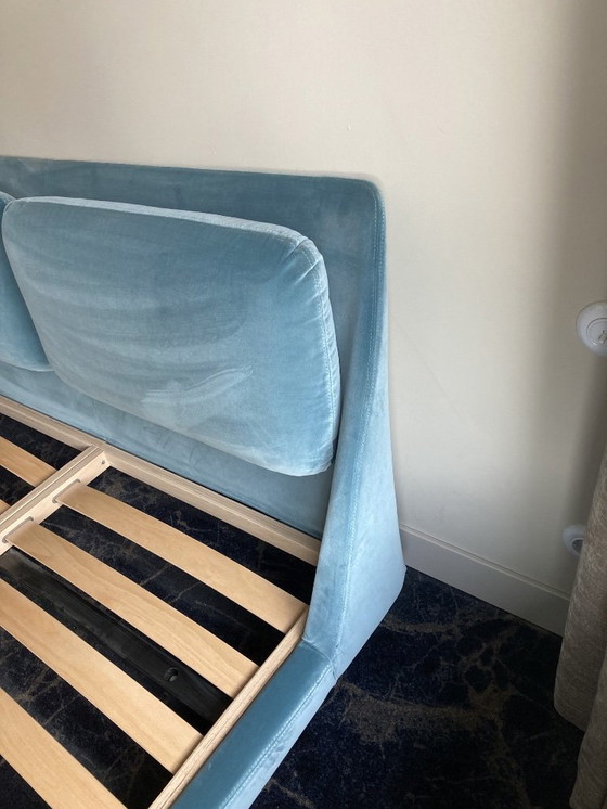 Image 1 of Letto Porro Makura design italiano blu come nuovo 160x200