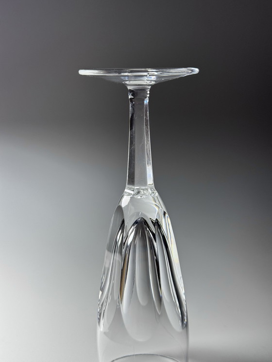 Image 1 of Flûte da champagne in cristallo tagliato a mano vintage Barthmann