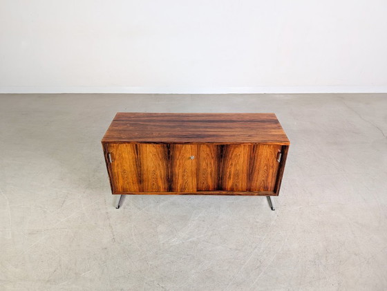 Image 1 of Original midcentury sideboard rosewood 1950 1960 chest of drawers