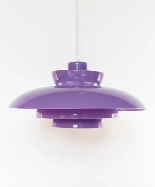 Vintage Jo Hammerborg Penta hanglamp Fog & Mørup paars 