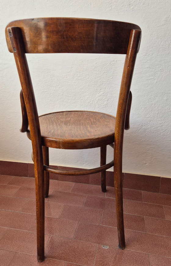 Image 1 of 1920er Jahre Thonet mundus Cafe-Stühle - Originaletikett