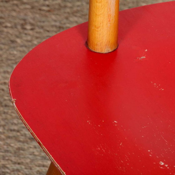 Image 1 of Roter Stuhl, der von Ton in den 1960er Jahren produziert wurde