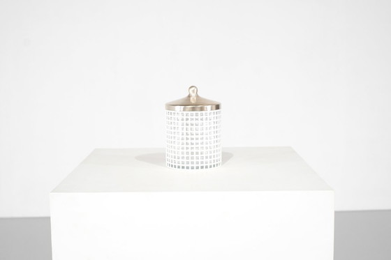 Image 1 of Sucrier De Josef Hoffmann Pour Bieffeplast, Italie, Années 1980s