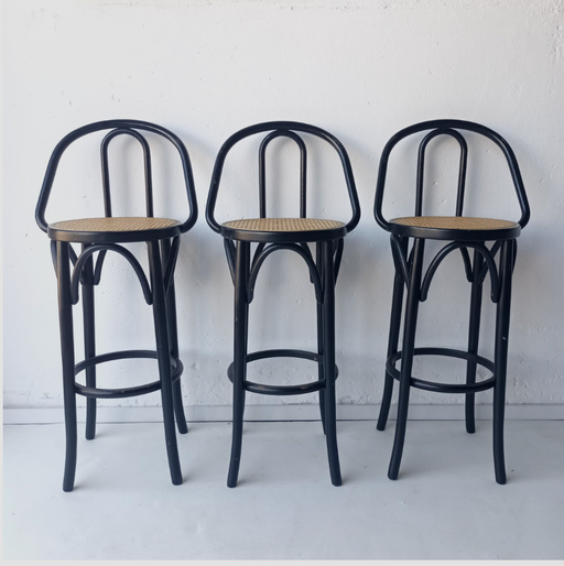 3x Tabourets de bar vintage