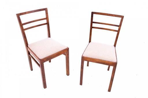 Pair of Chairs, Poland, 1940s. After Renovation.