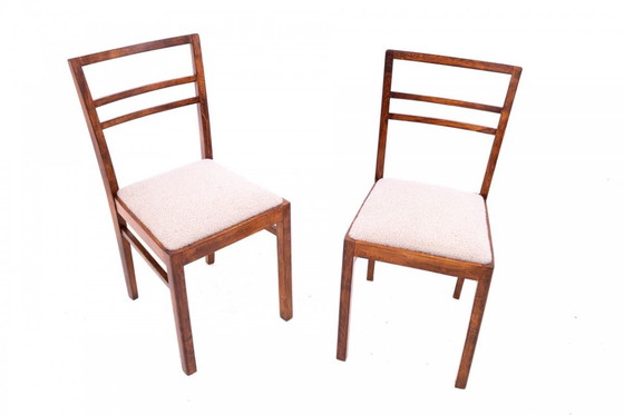 Image 1 of Paar Stühle, Polen, 1940er Jahre. Nach der Renovierung.