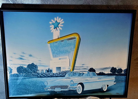 Image 1 of Œuvre lumineuse au néon Dapy par Painel