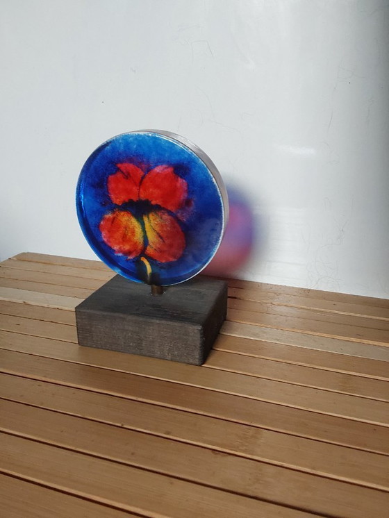 Image 1 of Signed Scandinavian glass sculpture by Steninge Slott