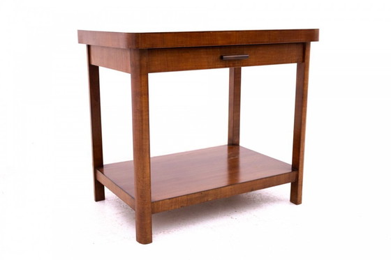 Image 1 of Mesa auxiliar Art Decó de la primera mitad del siglo XX, Polonia.