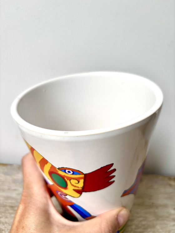 Vase en céramique de 1999 par l'artiste néerlandais Clemens Briels – Ceramic (photo 7 of 12)