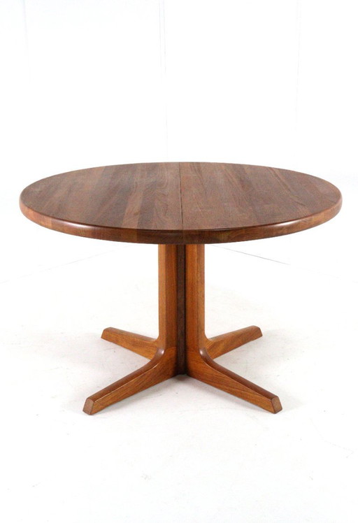Gudme Round 2x Extendable Dining Table 'Nabbe' Vintage