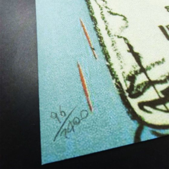 1980s Big Andy Warhol "Absolut Wodka" Limited Edition Lithograph Numbered in Pencil by CMOA. 60 cm / 23.62 (photo 4 of 5)
