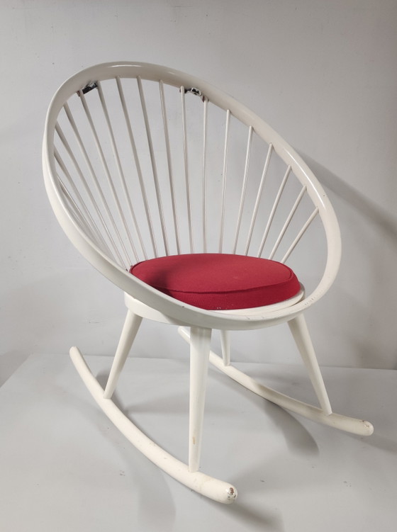 Image 1 of Rara sedia a dondolo Circle - design Yngve Ekström