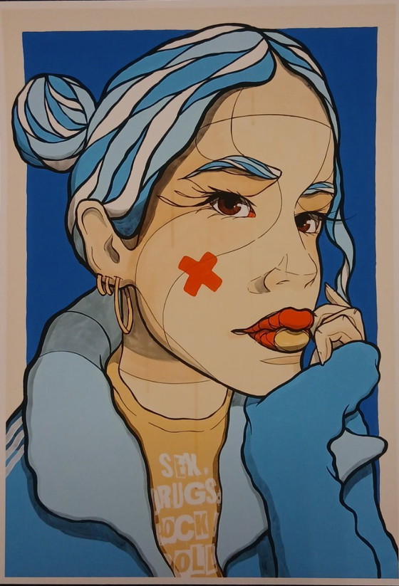 Image 1 of El Bocho - Sex, Drugs and Rock'n Roll - Mini - Gicclée - handsigniert