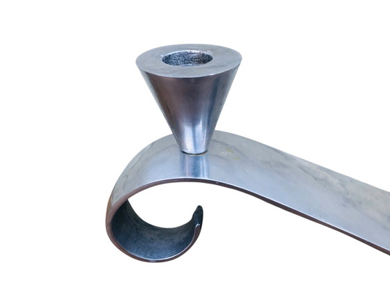 Image 1 of Porta komma kandelaar in alluminio vintage Matthew Hilton Londen 