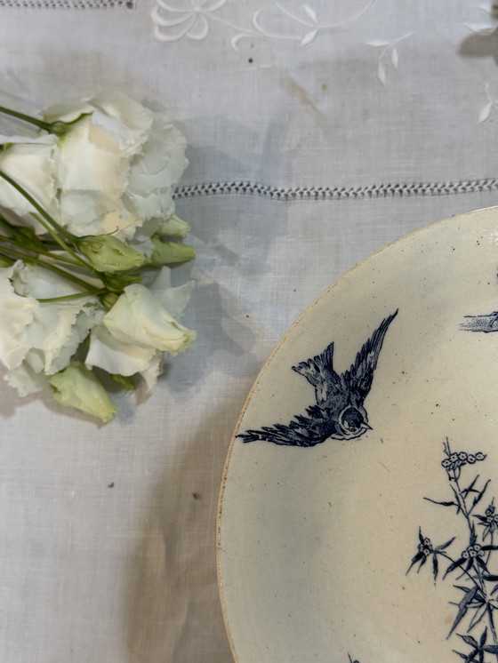 Image 1 of Compotier hirondelle vintage Gien