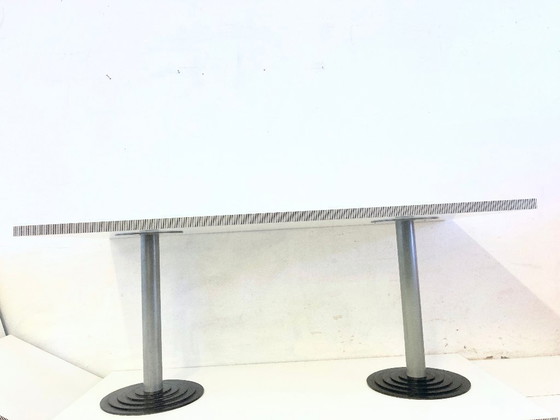 Image 1 of Mesa grande de estilo años 80, diseño Kroma de Antonia Astori para Driade.