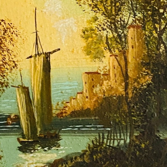 Dipinto olio su tela cm 23x18 – Cornici, Wood (photo 5 of 5)