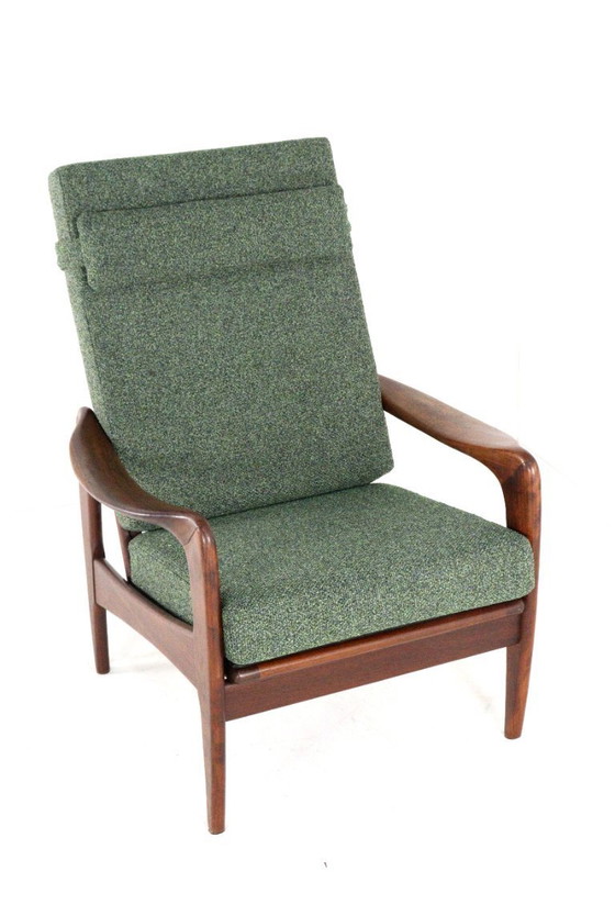 Image 1 of Fauteuil Ster, modèle homme, style vintage, capitonné