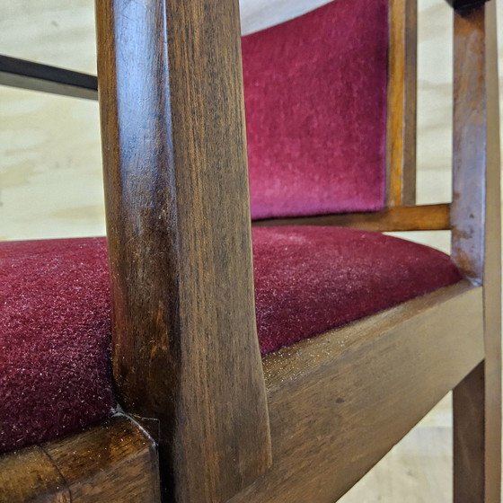 Image 1 of Art Deco Stoel (Haagse School) Van Pander & Zonen Coromandel (Hendrik Wouda) / Amsterdamse School