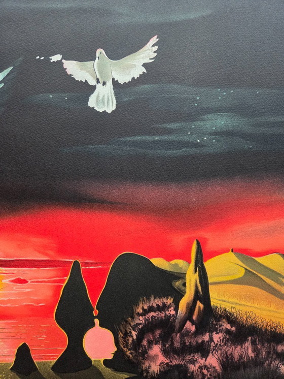 Image 1 of Degans Xavier (1949-) - Lithografie, proefdruk van de kunstenaar (ref 4122-2)