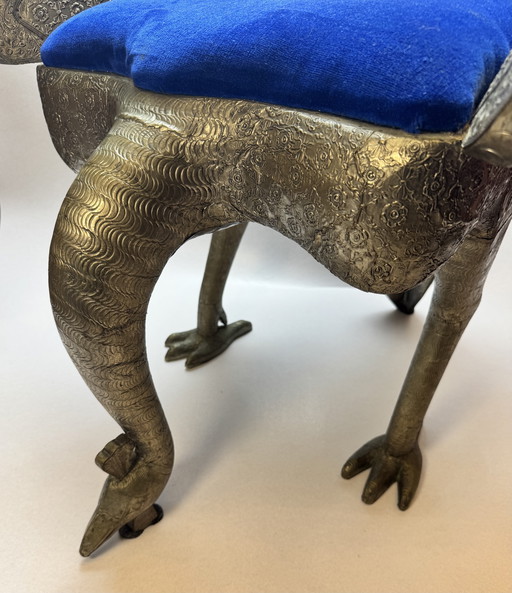 Antiker Pfauenstuhl – ca. 1870-1890