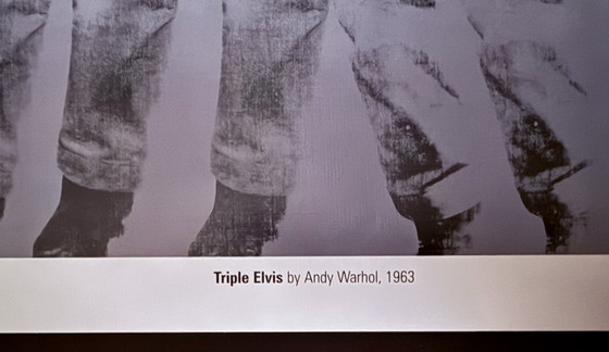 Image 1 of Andy Warhol: "Triple Elvis, 1963." ©2007 Andy Warhol Foundation For The Visual Arts, New York.