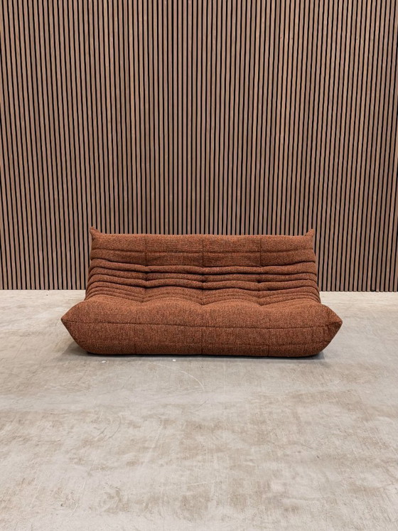 Image 1 of Ligne Roset Togo Set Wooblend Brown Red