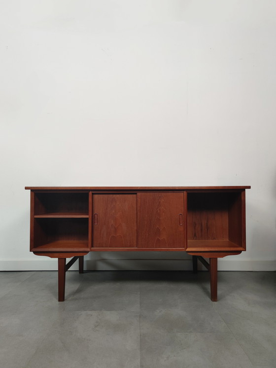 Image 1 of Vintage Danish Executive Desk In Teak