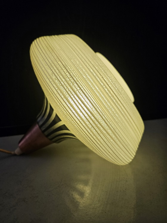 Image 1 of Skandinavische Glaspendelleuchte, Mid-Century Modern der 1960er Jahre