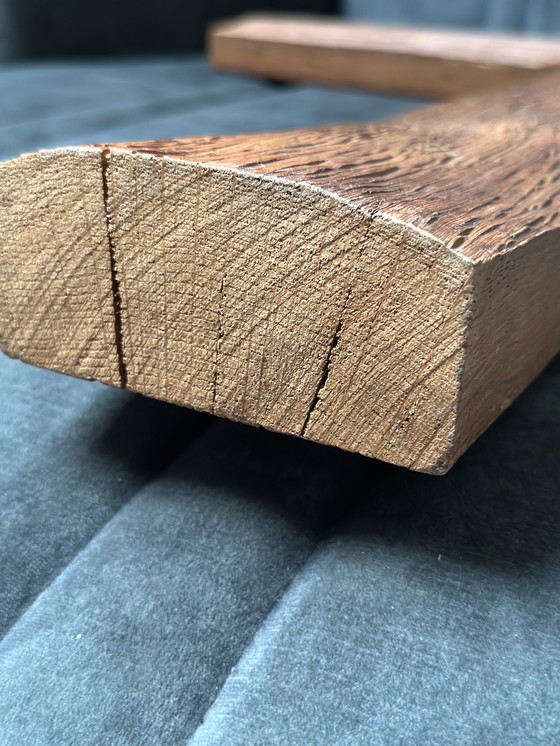 Image 1 of Monumental solid wooden cross – a simple sculptural object with patina