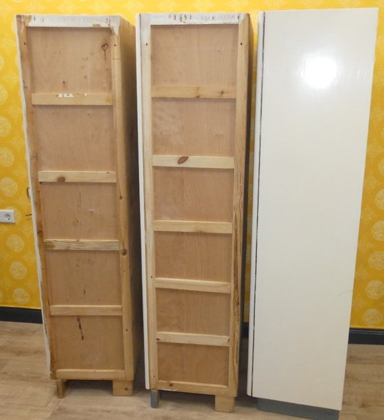 Image 1 of vintage kitchen buffet 40s 50s kitchen cabinet 3-piece industrial style retro