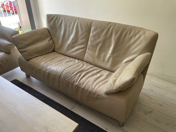 Image 1 of Jori Linea JR 8700 | Set di divani in pelle di lusso (2,5 e 3 posti) | Nuovo prezzo € 11.000