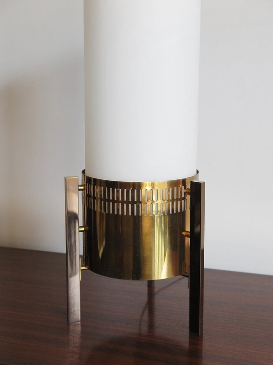 Large Stilnovo Table lamp, 1950s – Brass (photo 11 of 14)