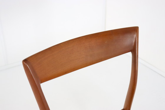 Image 1 of 4X R. Borregaard Voor Viborg Stoelen Eetkamerstoelen Vintage Deens