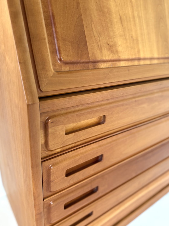 Image 1 of Vintage teak Danish secretaire, Dyrlund '80s