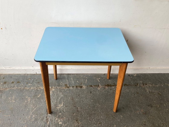 Image 1 of Mid-Century 1960s vintage small Formica kitchen/dining table 