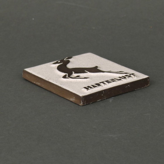 Image 1 of Leendert Blok (1904-1983) - Chanoir tegel - Westraven, Utrecht - Hartenlust - jaren zestig 